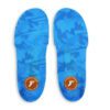 FP Insoles Kingfoam Orthotic Fluidx - Blue Camo, M 13/13.5 | W 15/15.5, 5mm heel 3mm toe low profile