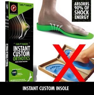 FP Gamechangers Pro Insoles (3D custom arch support+ Quantum Heel)