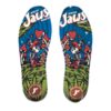 Kingfoam Elite FP Insoles - Small (M 3-8 / W 5-10), High (5mm toe 10mm heel), Comfort, Jaws Mushroom