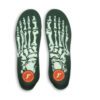 Kingfoam Elite FP Insoles - Small (M 3-8 / W 5-10), Mid (5mm toe 7mm heel), Comfort, Skeleton Black